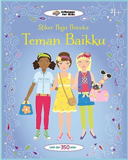 STIKER BAJU BONEKA: TEMAN BAIKKU