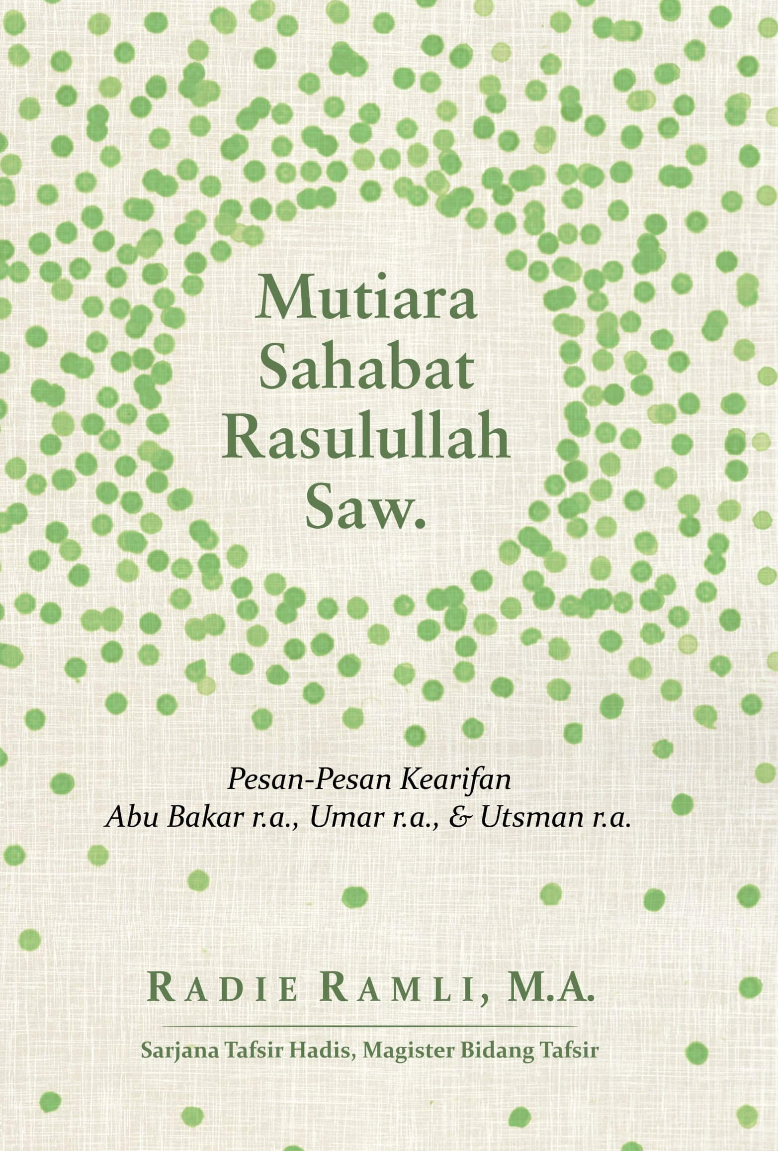 Buku MUTIARA SAHABAT RASULULLAH RADIE RAMLI Mizanstore