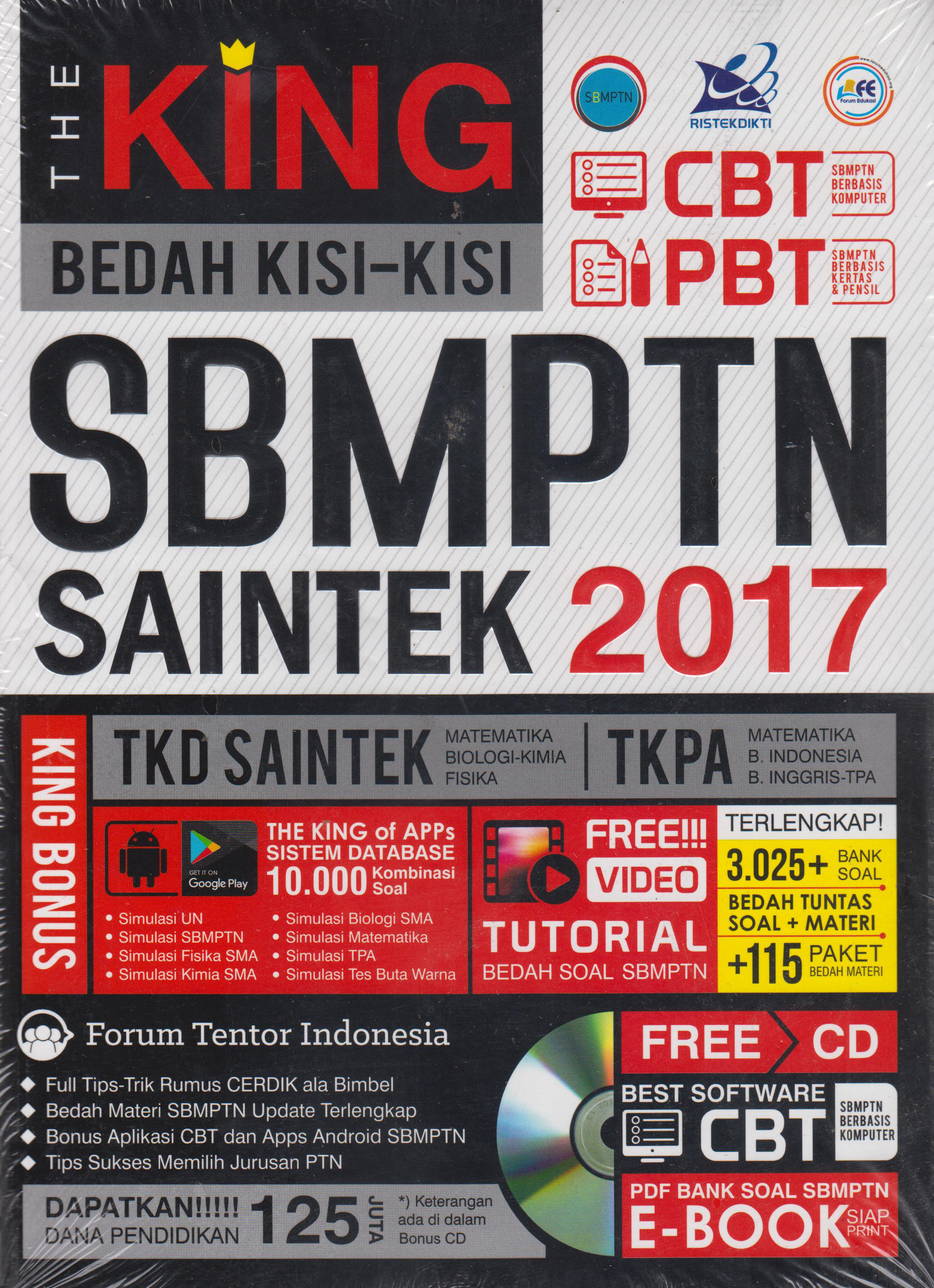 BEDAH KISI2 SBMPTN SAINTEK 2017 THE KING