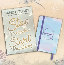 BUNDLING Tazkiya zikir pagi & sore + Stop Pretending Start Practicing