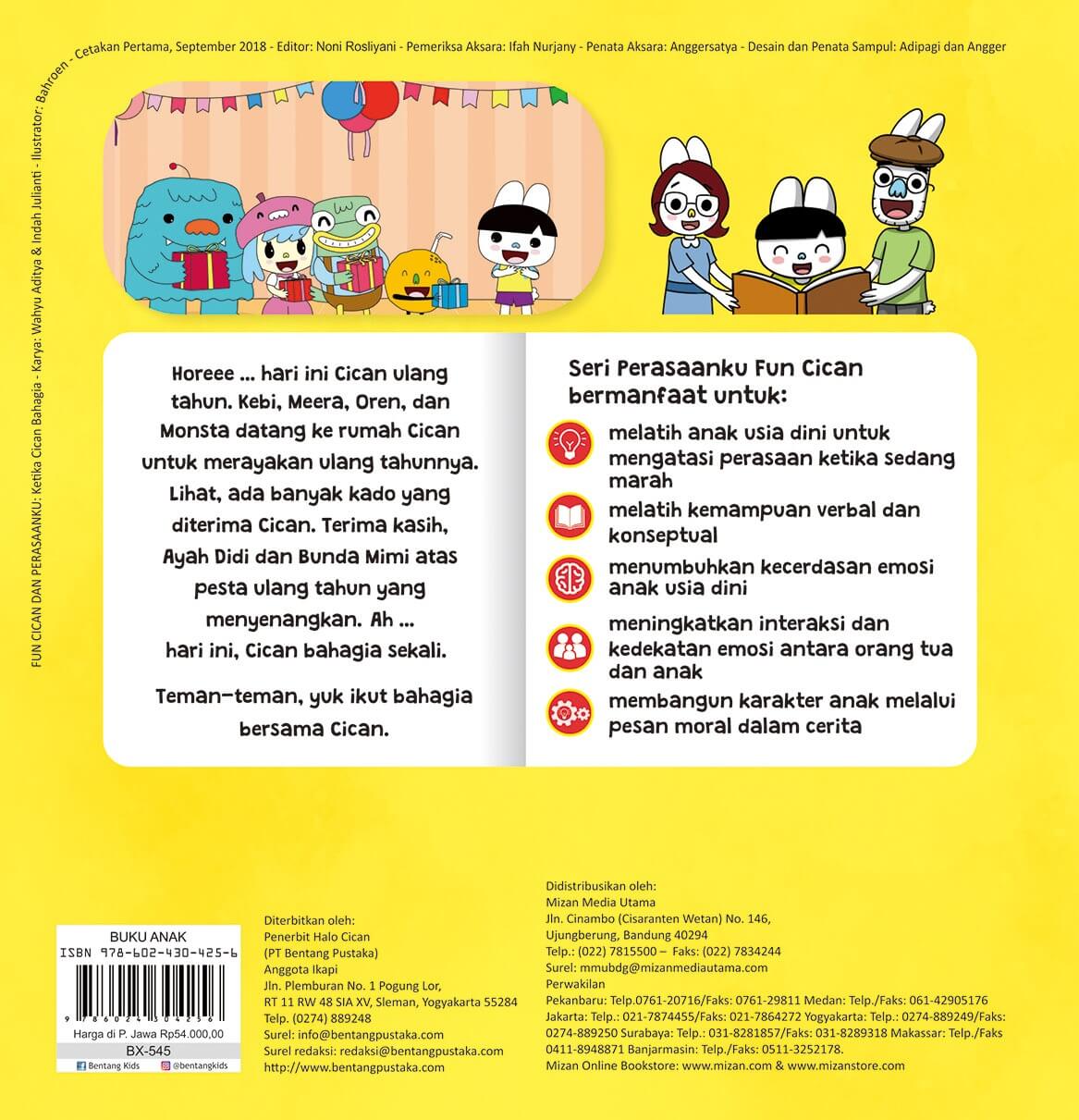SERI FUN CICAN: KETIKA CICAN BAHAGIA (BOARDBOOK)
