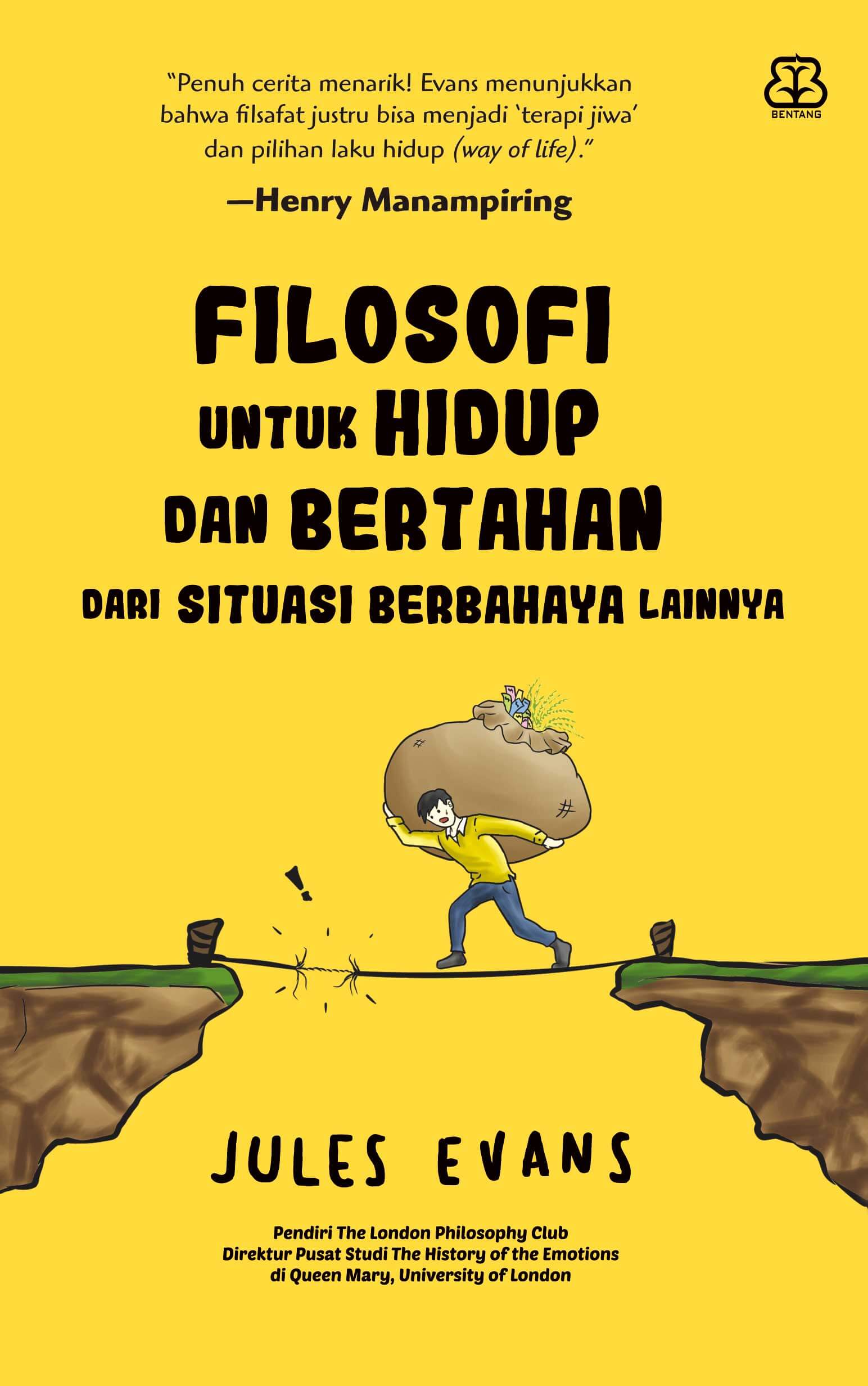 Buku Filosofi  untuk Hidup   JULES EVANS Mizanstore