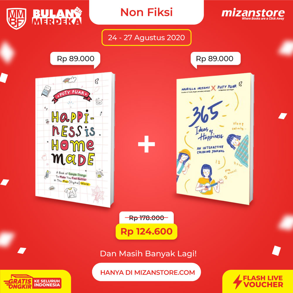 HAPPINESS IS HOMEMADE + 365 IDEAS OF HAPPINESS (PROMO BUNDLING)