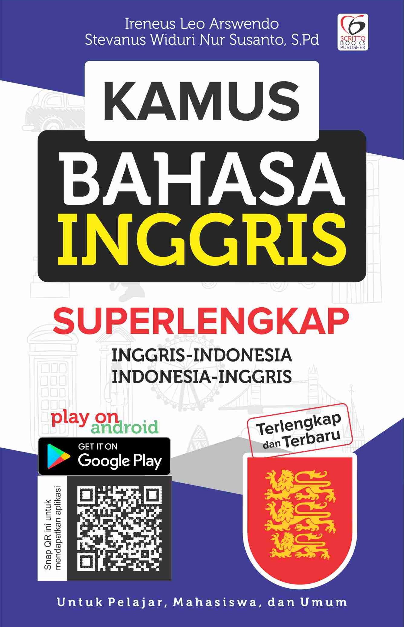 Buku KAMUS SUPERLENGKAP INGGRIS   IRENEUS LEO  Mizanstore