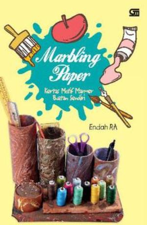 Buku MARBLING PAPER KERTAS   ENDAH RA Mizanstore