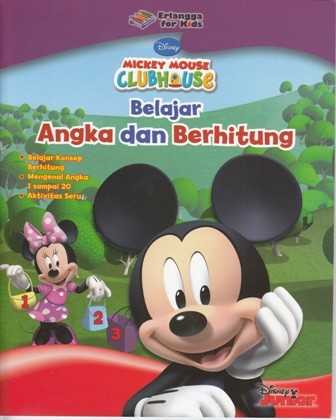 Buku MICKEY  MOUSE  BELAJAR   DISNEY ENTERPRISES Mizanstore