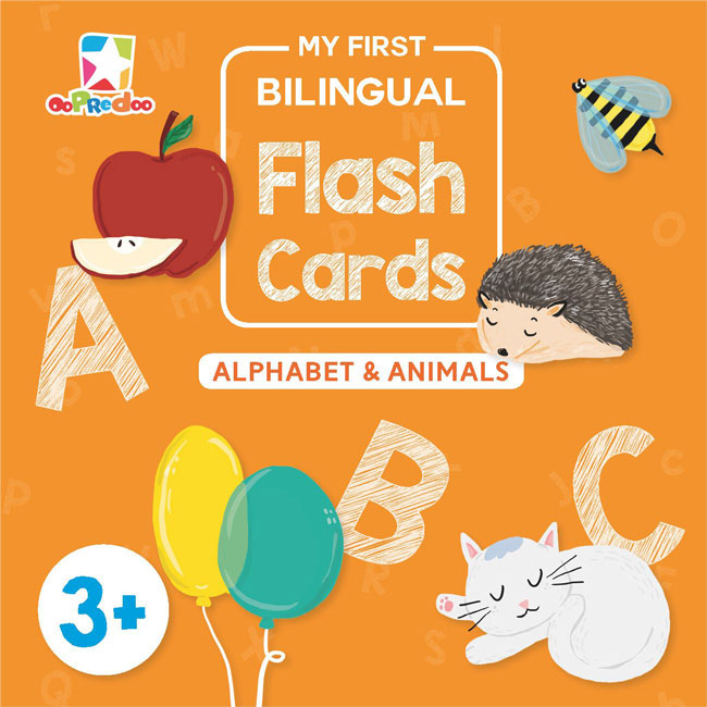 OPREDO MY FIRST BILINGUAL FLASH CARDS: ALPHABET  DAN  ANIMALS