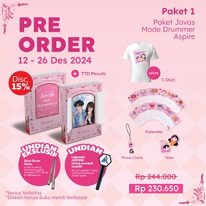 Paket Drummer Pink - Buku Novel Mizan Javas dan Rahasianya