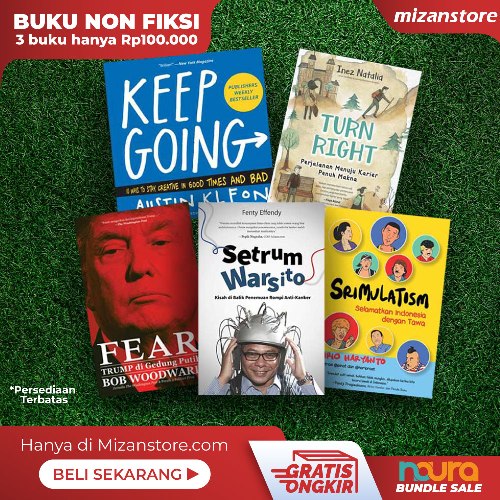 PAKET NOURA:  BUKU NON FIKSI 100.000 DAPET 3 BUKU