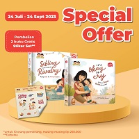 Paket Bundling Sibling (Without) Rivalry: Punya Adik Itu Menyenangkan (Boarbook)
