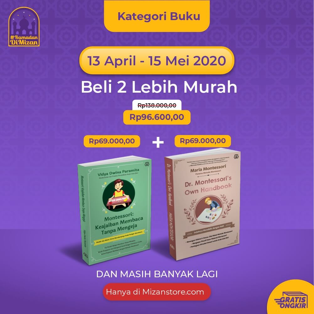 DR. MONTESSORI + MONTESSORI KEAJAIBAN MEMBACA (BUNDLING DISKON 30%)