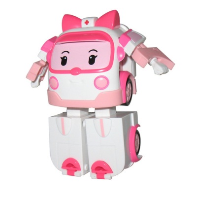 ROBOCAR POLI AMBULANCE AMBER ROBOT DEFORMATION CAR TOYS
