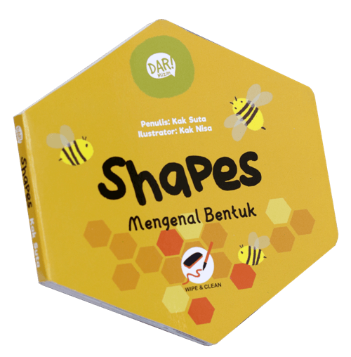 SHAPE MENGENAL BENTUK (BOARDBOOK) - WIPE & CLEAN