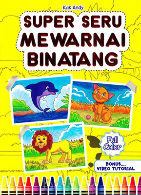 Super Seru Mewarnai Binatang Full Color
