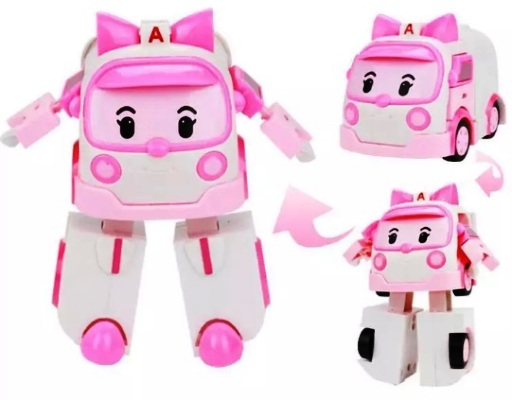 ROBOCAR POLI AMBULANCE AMBER ROBOT DEFORMATION CAR TOYS